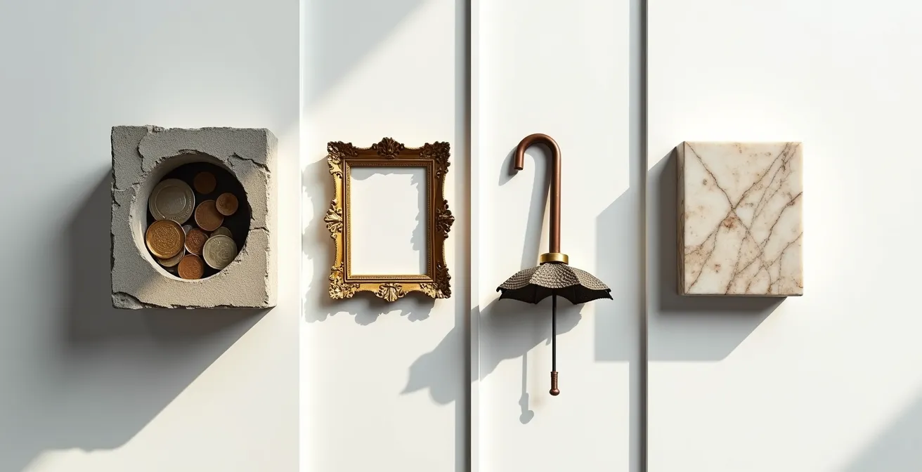 Panoramablick über europäische Metropolen mit charakteristischen Wahrzeichen im Vergleich