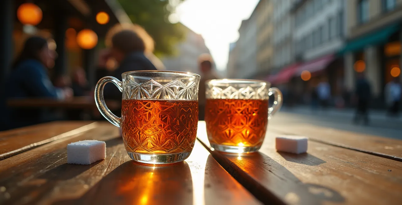 Lebendige Straßenszene in Kreuzberg mit multikulturellem Leben